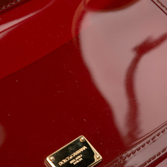 Pre-Loved Dolce & Gabbana Medium PVC Miss Sicily Satchel - Picture 6 of 10